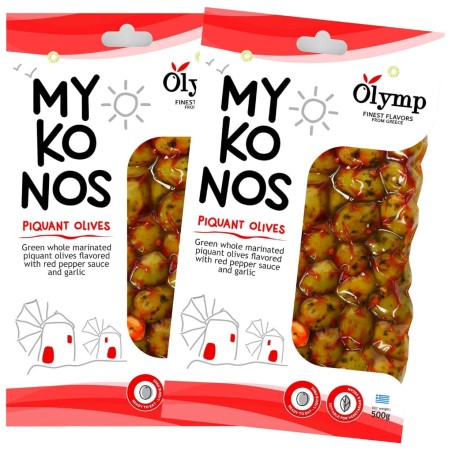 Mykonos grüne Oliven